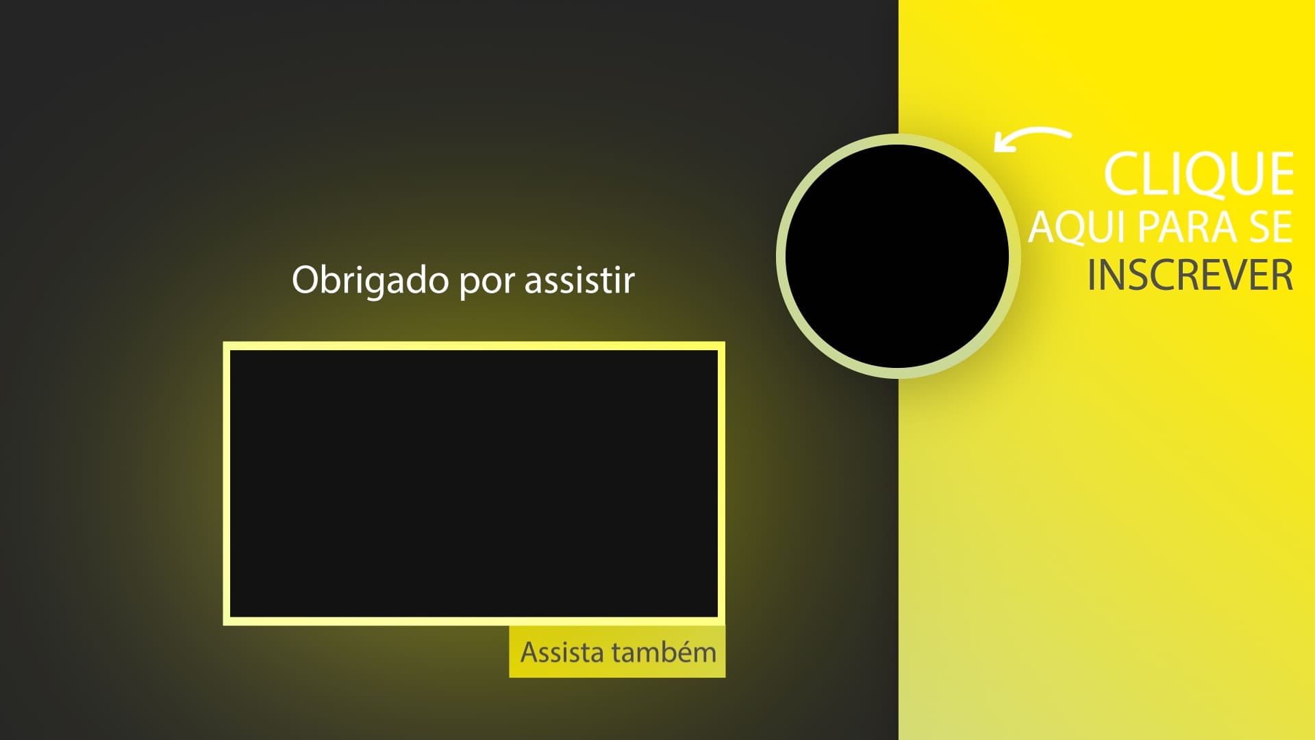 final de vídeo amarelo